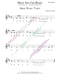 Click to Enlarge: "New River Train," Pitch Number Format