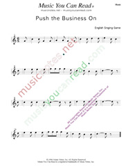 "Push the Business On," Music Format
