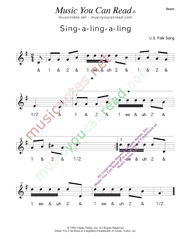 Click to enlarge: "Sing-a-ling-a-ling," Beats Format