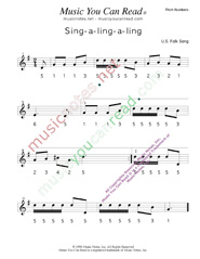 Click to Enlarge: "Sing-a-ling-a-ling," Pitch Number Format