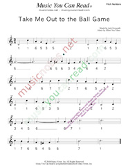 Click to Enlarge: "Take Me Out to the Ball Game," Pitch Number Format