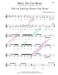 Click to enlarge: "We're Sailing Down the River," Beats Format