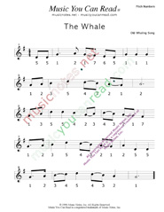 Click to Enlarge: "The Whale," Pitch Number Format