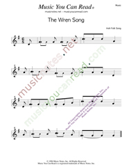 "The Wren Song," Music Format
