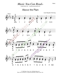 Click to enlarge: "Above the Plain," Beats Format