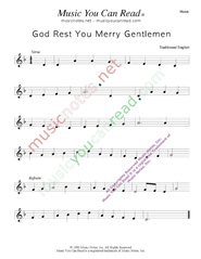 "God Rest You Merry Gentlemen," Music Format