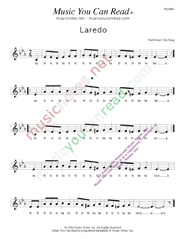Click to Enlarge: "Laredo," Rhythm Format