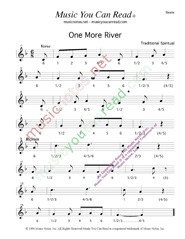 Click to enlarge: "One More River," Beats Format