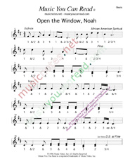 Click to enlarge: "Open the Window, Noah," Beats Format