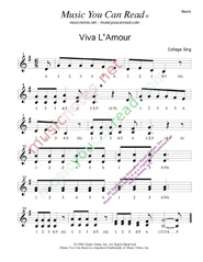 Click to enlarge: "Viva L'Amour," Beats Format