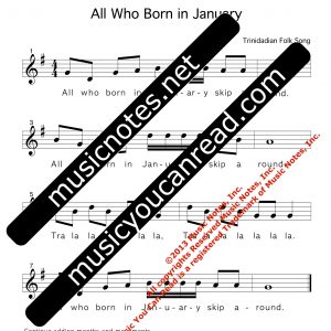 All Who Born In January
