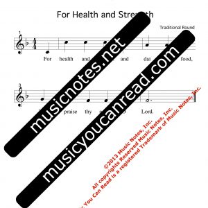 For Health and Strength