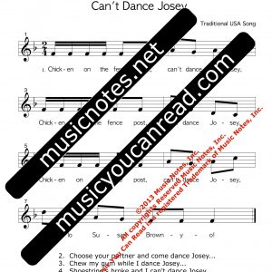 Can't Dance Josey