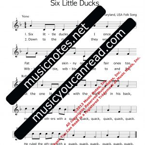Six Little Ducks