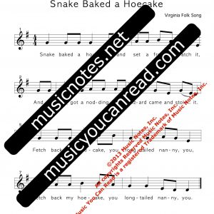 Snaked Baked a Hoecake