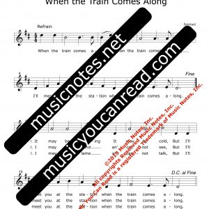 When the Train Comes Along