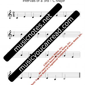 Intervals of a 3rd - Complete
