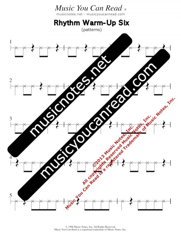 Rhythm Warm-up #6