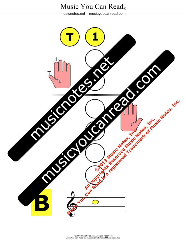 Recorder Chart - B