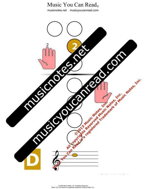 Recorder Chart - D8